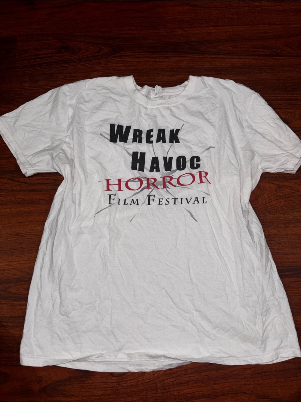 Wreak Havoc Horror Film Festival White Graphic Tee